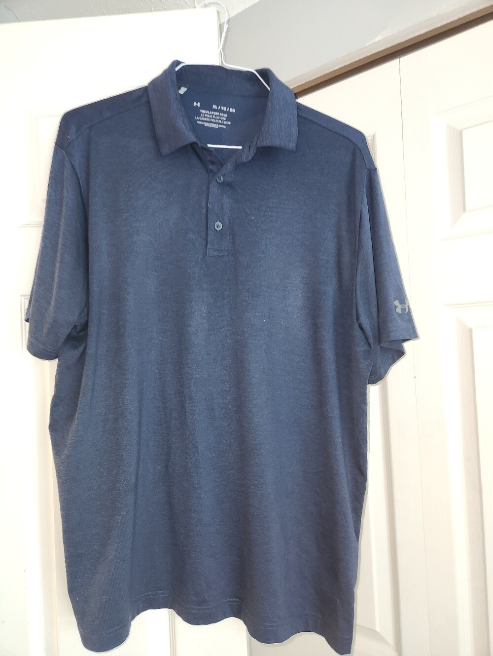 Under Armour Men’s Dark Blue Short-Sleeve Polo